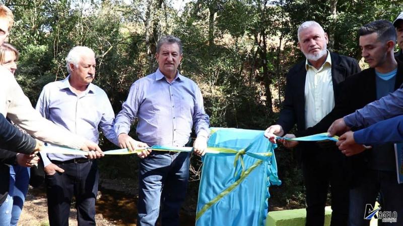 Parceria entre Nova Laranjeiras e Guaraniaçu , resulta na entrega de duas pontes de concreto